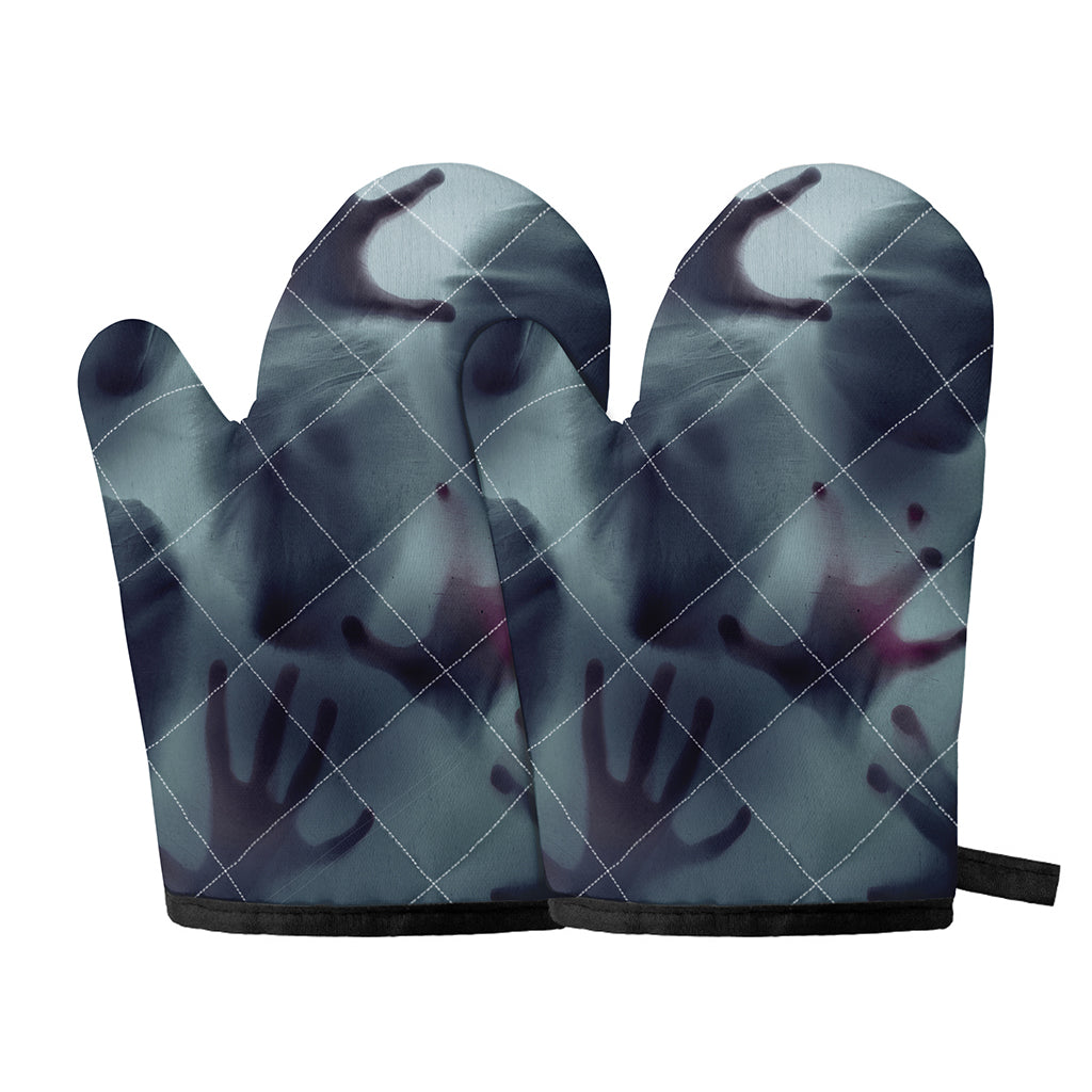 Screaming Horror Ghost 3D Print Oven Mitts