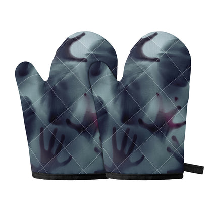 Screaming Horror Ghost 3D Print Oven Mitts