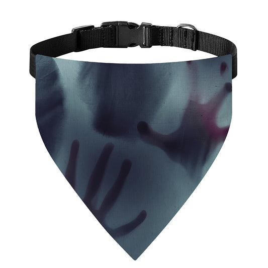 Screaming Horror Ghost 3D Print Over The Collar Dog Bandana