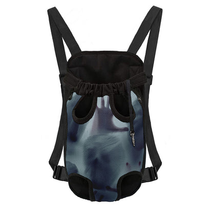 Screaming Horror Ghost 3D Print Pet Carrier Backpack
