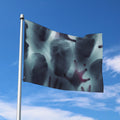 Screaming Horror Ghost 3D Print Polyester Flag