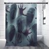 Screaming Horror Ghost 3D Print Premium Shower Curtain