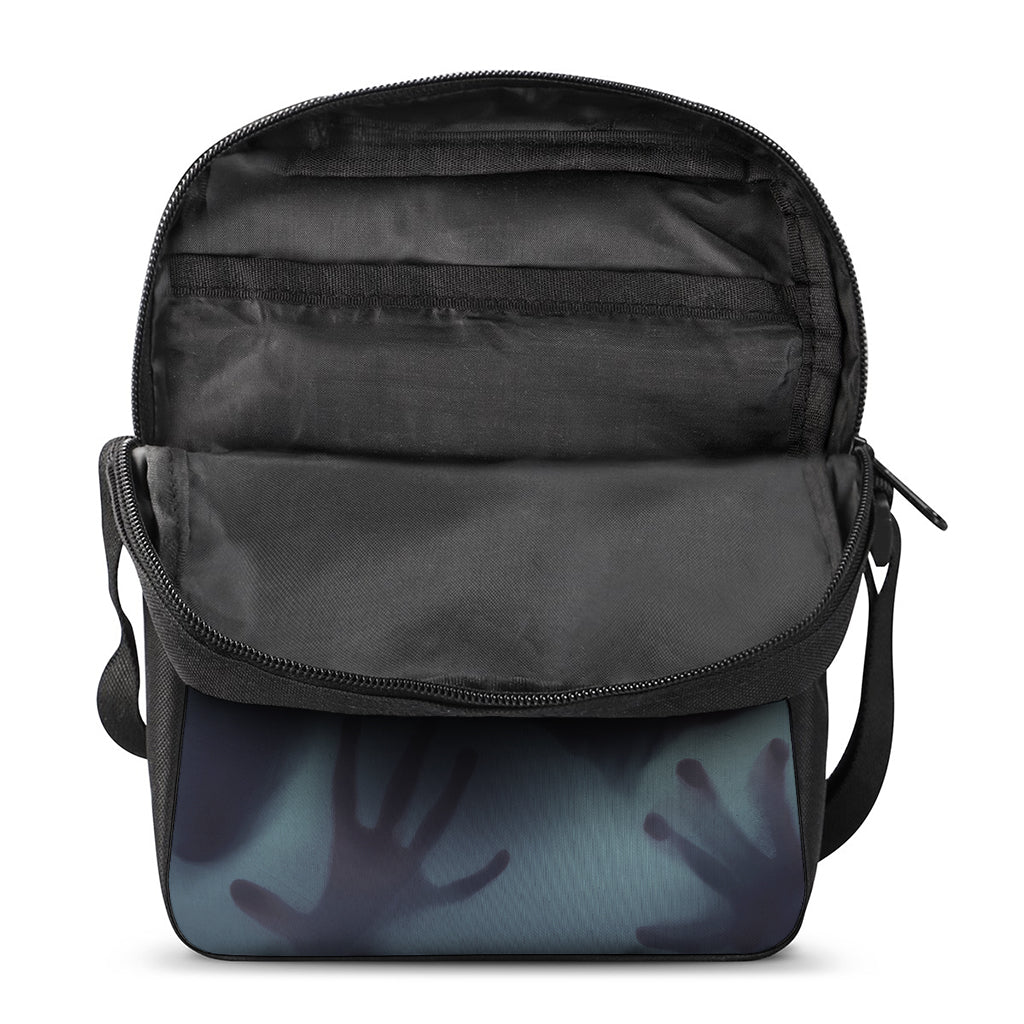 Screaming Horror Ghost 3D Print Rectangular Crossbody Bag