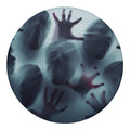 Screaming Horror Ghost 3D Print Round Blanket