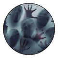 Screaming Horror Ghost 3D Print Round Floor Mat