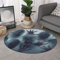 Screaming Horror Ghost 3D Print Round Rug