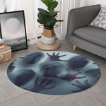 Screaming Horror Ghost 3D Print Round Rug