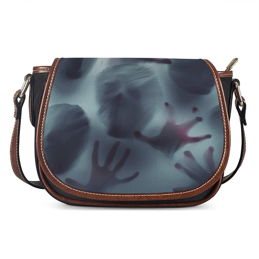Screaming Horror Ghost 3D Print Saddle Bag
