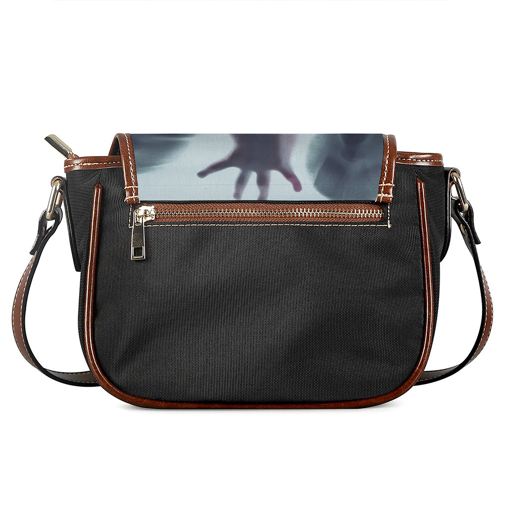 Screaming Horror Ghost 3D Print Saddle Bag