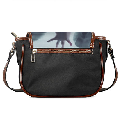 Screaming Horror Ghost 3D Print Saddle Bag
