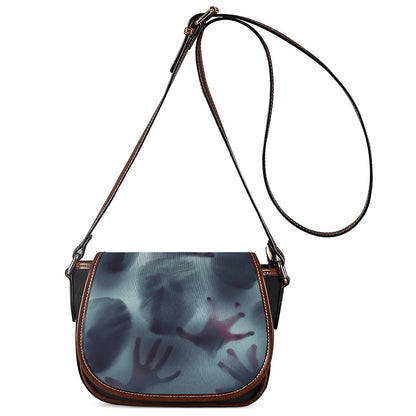 Screaming Horror Ghost 3D Print Saddle Bag
