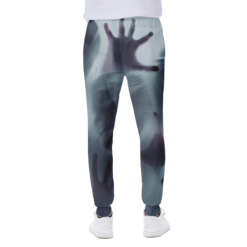 Screaming Horror Ghost 3D Print Scuba Joggers