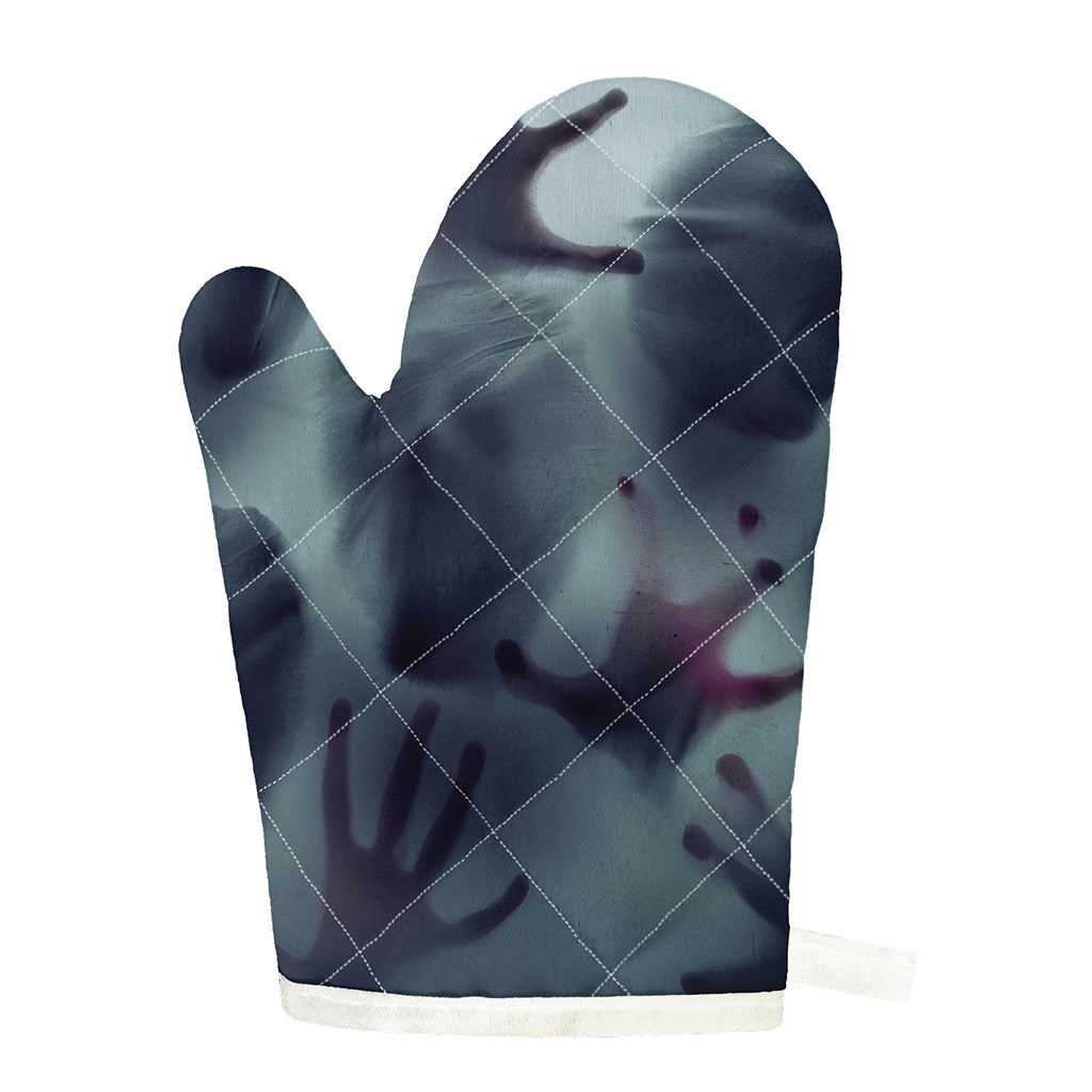 Screaming Horror Ghost 3D Print Single Oven Mitt