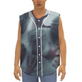 Screaming Horror Ghost 3D Print Sleeveless Baseball Jersey