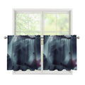 Screaming Horror Ghost 3D Print Tier Curtains
