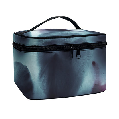 Screaming Horror Ghost 3D Print Travel Makeup Bag