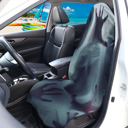 Screaming Horror Ghost 3D Print Waterproof Car Seat Cover
