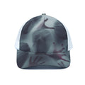 Screaming Horror Ghost 3D Print White Mesh Trucker Hat