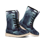 Screaming Horror Ghost 3D Print Winter Boots