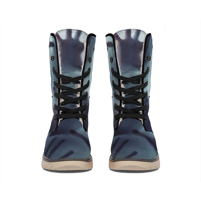 Screaming Horror Ghost 3D Print Winter Boots