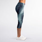 Screaming Horror Ghost 3D Print Women's Capri Leggings