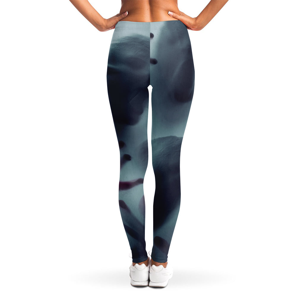 Screaming Horror Ghost 3D Print Women's Leggings