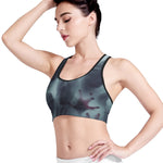 Screaming Horror Ghost 3D Print Women's Sports Bra