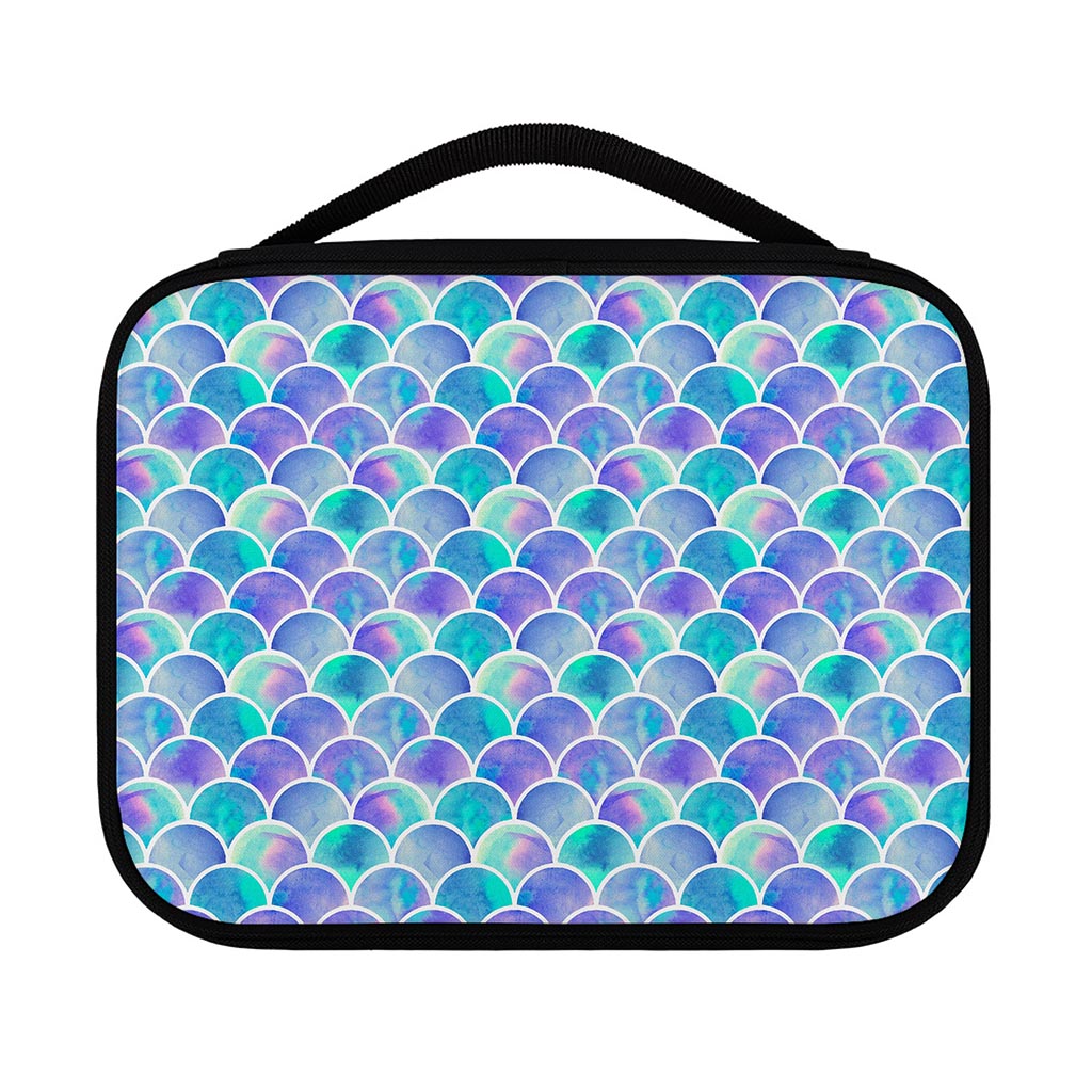 Sea Blue Mermaid Scales Pattern Print Classic Bible Case