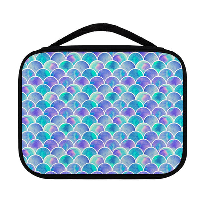 Sea Blue Mermaid Scales Pattern Print Classic Bible Case