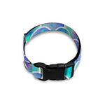 Sea Blue Mermaid Scales Pattern Print Dog Collar