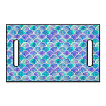 Sea Blue Mermaid Scales Pattern Print Golf Cart Seat Cover