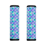 Sea Blue Mermaid Scales Pattern Print Handle Covers