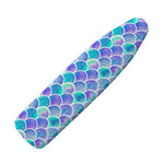 Sea Blue Mermaid Scales Pattern Print Ironing Board Cover