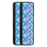 Sea Blue Mermaid Scales Pattern Print Refrigerator Handle Covers