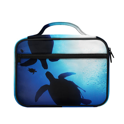 Sea Turtle Family Underwater Print Briefcase Bible Bag