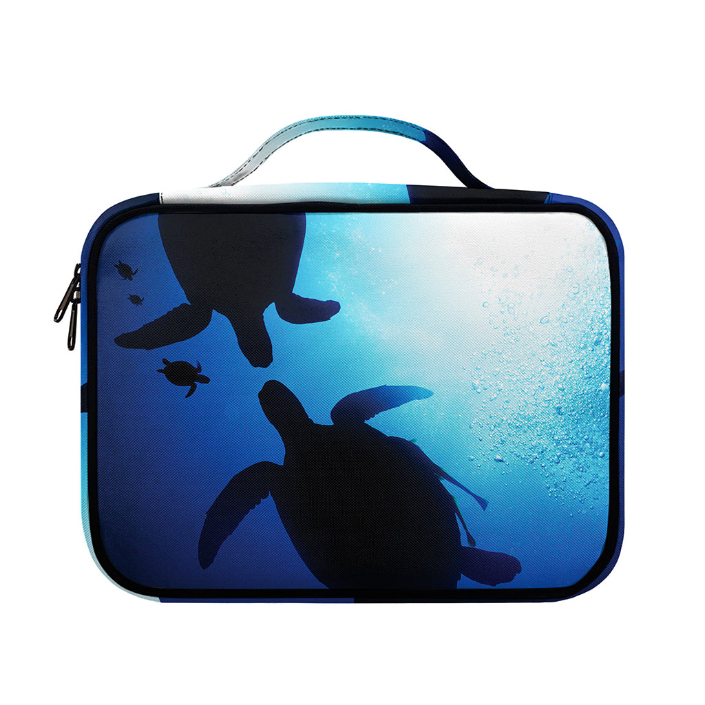 Sea Turtle Family Underwater Print Briefcase Bible Bag