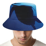 Sea Turtle Family Underwater Print Bucket Hat
