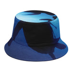 Sea Turtle Family Underwater Print Bucket Hat