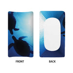 Sea Turtle Family Underwater Print Changing Pad Cover