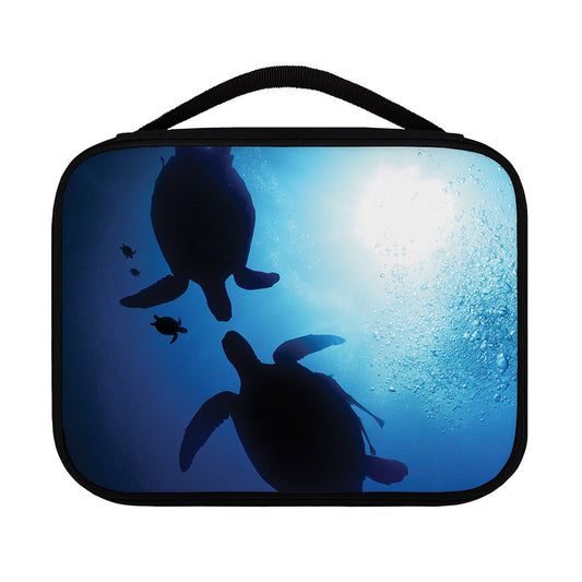 Sea Turtle Family Underwater Print Classic Bible Case