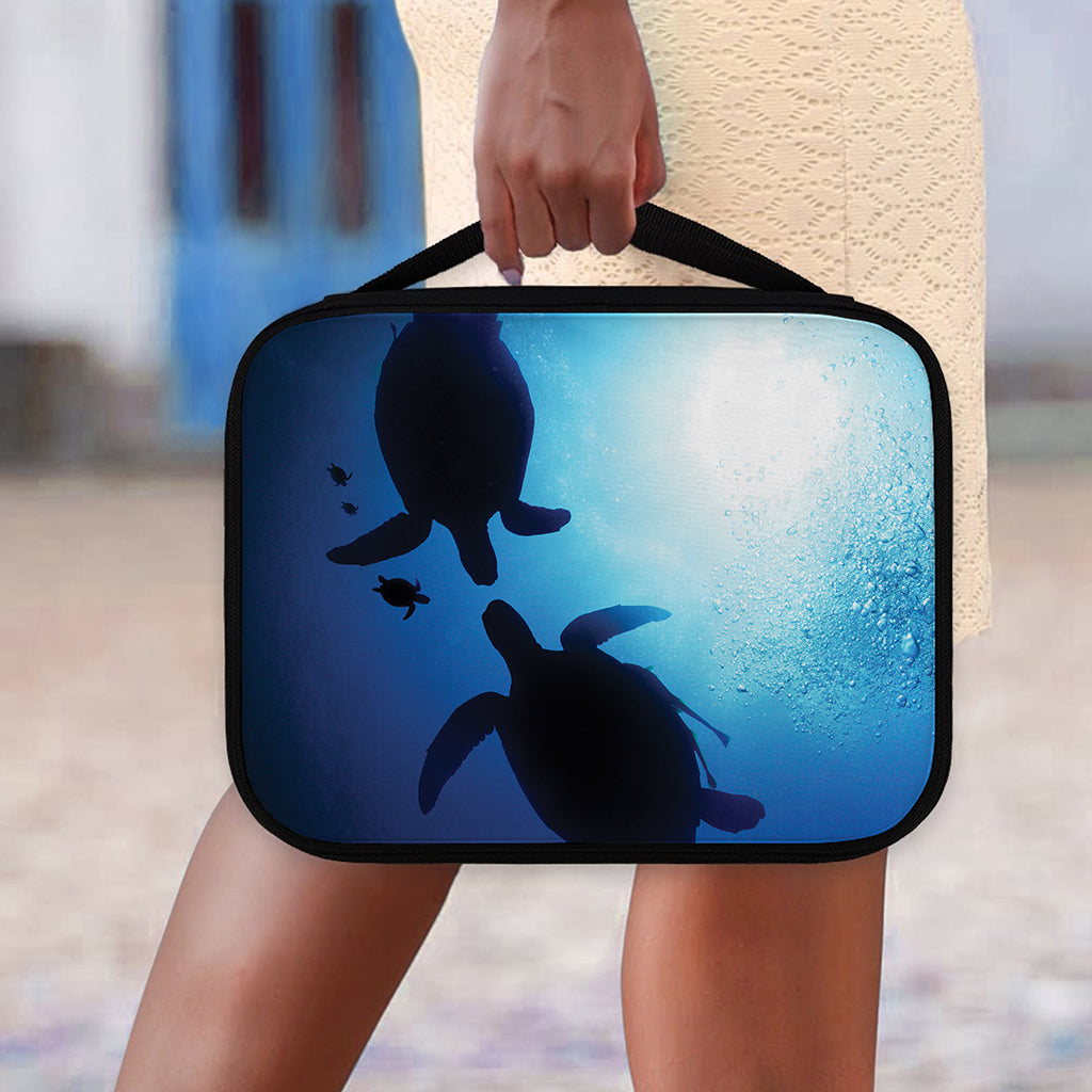 Sea Turtle Family Underwater Print Classic Bible Case