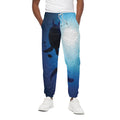 Sea Turtle Family Underwater Print Cotton Sweatpants