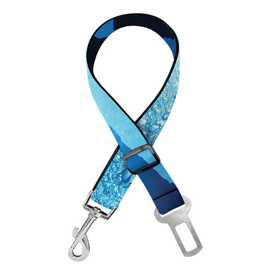 Sea Turtle Family Underwater Print Dog Seat Belt