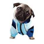 Sea Turtle Family Underwater Print Dog Zip Up Hoodie