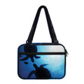 Sea Turtle Family Underwater Print Double Strap Bible Bag