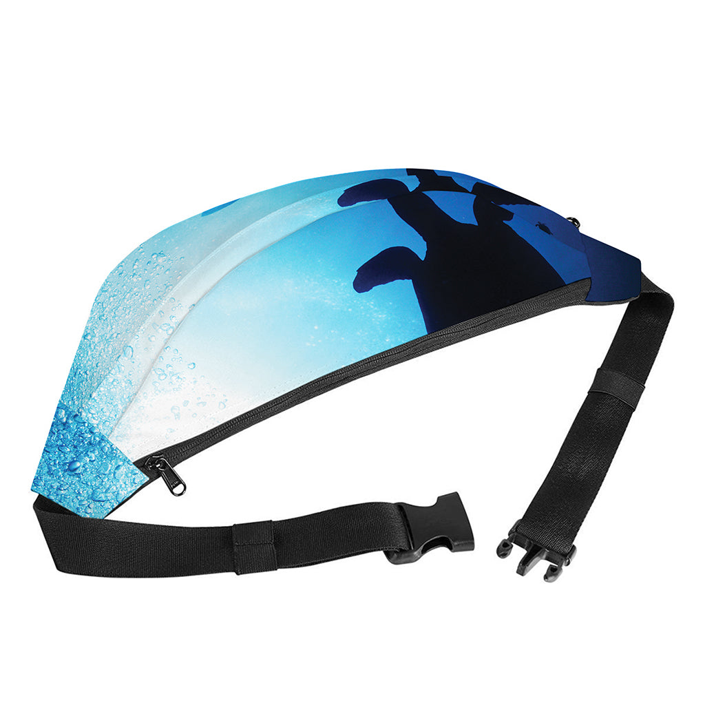 Sea Turtle Family Underwater Print Fanny Pack