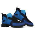 Sea Turtle Family Underwater Print Flat Ankle Boots