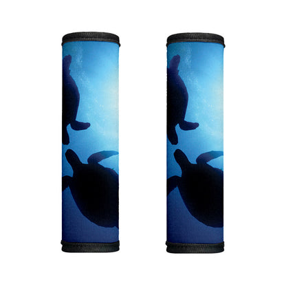 Sea Turtle Family Underwater Print Handle Covers