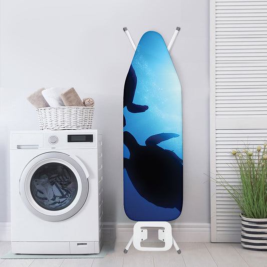 Sea Turtle Family Underwater Print Ironing Board Cover