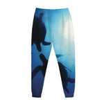 Sea Turtle Family Underwater Print Jogger Pants